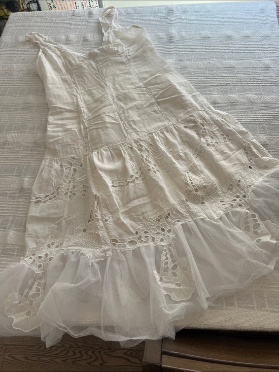 Rebecca Taylor Dresses & Skirts - Rebecca Taylor Cream Lace Tiered Maxi Skirt